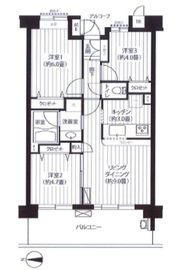 パークビューステージ東陽町 4階 間取り図