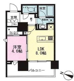 ルジェンテ千代田神保町 11階 間取り図