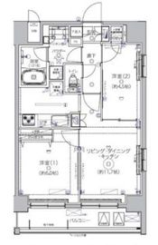 クレイシア秋葉原 9階 間取り図