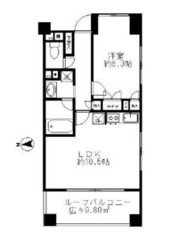 ファミールシティレジデンス 902 間取り図