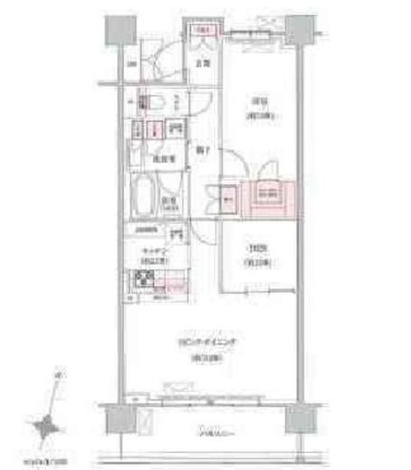 リージア経堂テラスガーデン 603 間取り図