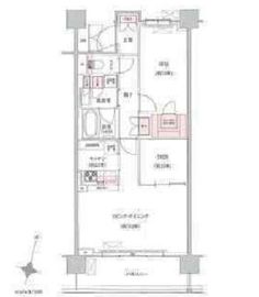 リージア経堂テラスガーデン 603 間取り図