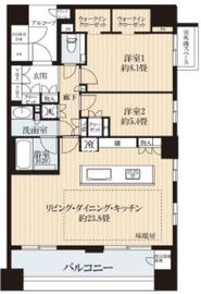ウィルローズ日本橋蛎殻町 10階 間取り図