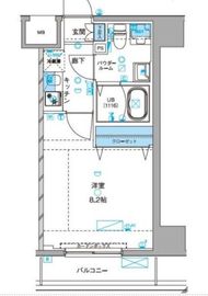 ジェノヴィア浅草3グリーンヴェール 10階 間取り図