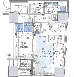 プレミスト渋谷宮益坂 7階 間取り図