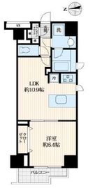 ハピネ蔵前鳥越 5階 間取り図