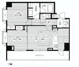 レジデンス白金高輪 204 間取り図