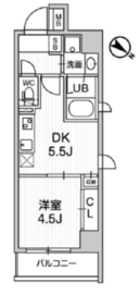 ALTERNA王子飛鳥山 (オルタナ王子飛鳥山) 501 間取り図
