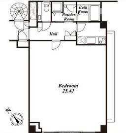 b-town南青山 303 間取り図