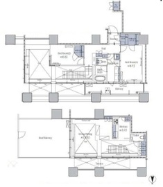 パークタワーグランスカイ 3階 間取り図