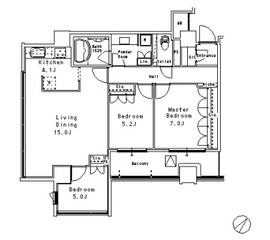 MFPR目黒タワー 503 間取り図