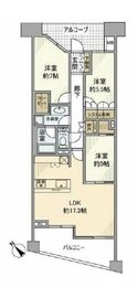 The目黒桜レジデンス 4階 間取り図