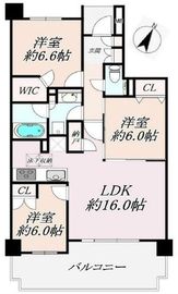 桜上水ガーデンズ C109 間取り図