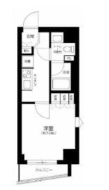 ライブカーサ両国2 6F1 間取り図
