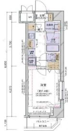 コンシェリア駒込EAST 5階 間取り図