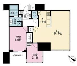 THE ROPPONGI TOKYO CLUB RESIDENCE 11階 間取り図