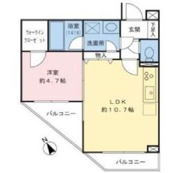 センチュリー大井町ゼームス坂 4階 間取り図