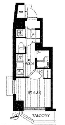 ミリオンタワー虎ノ門 2階 間取り図