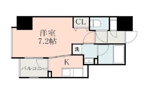 ZOOM月島 2階 間取り図