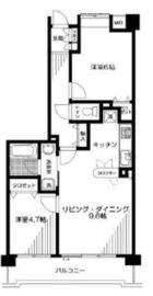 イトーピア市ヶ谷山伏町 2階 間取り図