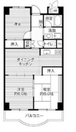 ビレッジハウス芝浦タワー 1-403 間取り図