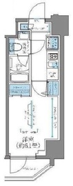 レジディア南品川プレイス 206 間取り図