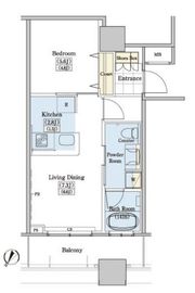 レジディアタワー上池袋 タワー棟 2207 間取り図