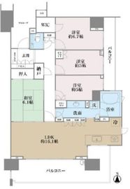 グランドメゾン杉並シーズン 11階 間取り図