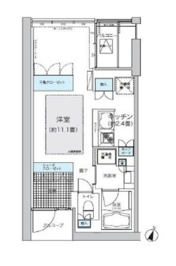 ガーデニエール砧ウエスト 230 間取り図