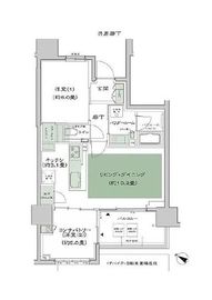 セントラルレジデンス笹塚 6階 間取り図