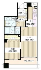 パークホームズ新宿若松町 5階 間取り図