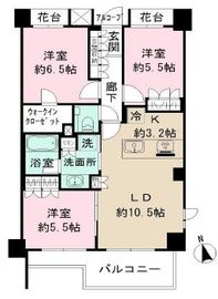 アトラス新宿河田町ヒルズ 4階 間取り図