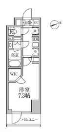 レジディア新御徒町2 402 間取り図