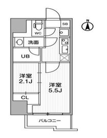 シーフォルム亀戸 9階 間取り図