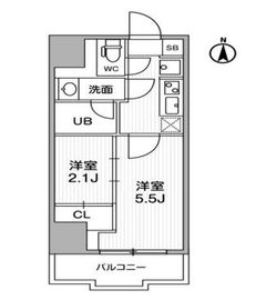 シーフォルム亀戸 5階 間取り図