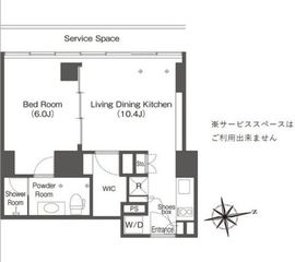 ウエリスアーバン品川タワー 2008 間取り図