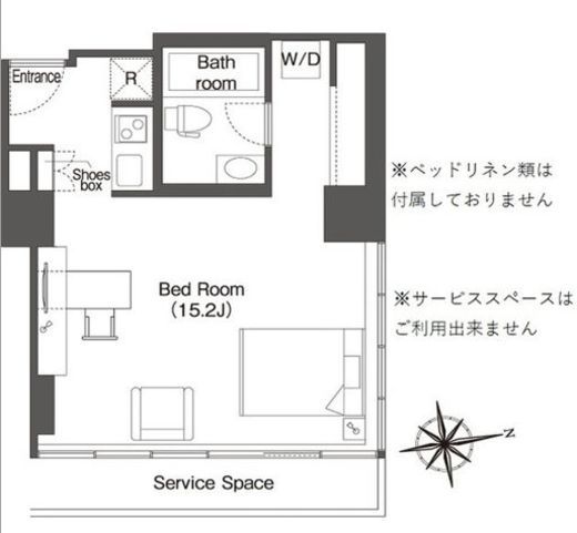 ウエリスアーバン品川タワー 1913 間取り図