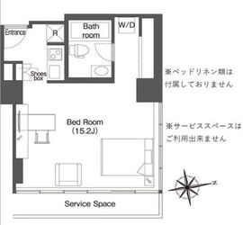 ウエリスアーバン品川タワー 1913 間取り図