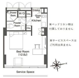 ウエリスアーバン品川タワー 1903 間取り図