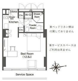 ウエリスアーバン品川タワー 1911 間取り図