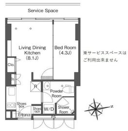 ウエリスアーバン品川タワー 2006 間取り図