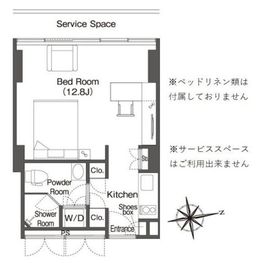 ウエリスアーバン品川タワー 1910 間取り図