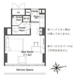 ウエリスアーバン品川タワー 1909 間取り図