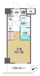 パークプリエ神楽坂 6階 間取り図