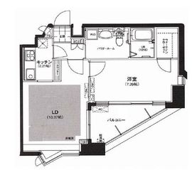 サウンドおしあげ 1404 間取り図