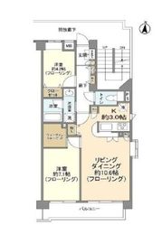 イトーピア市ヶ谷山伏町 3階 間取り図