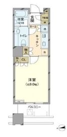 アトラスタワー茗荷谷 9階 間取り図