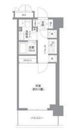 オアーゼ芝浦レジデンス 1001 間取り図