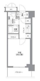 オアーゼ芝浦レジデンス 1006 間取り図