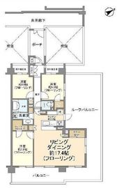 パークハウス上北沢スクエアテラス 512 間取り図